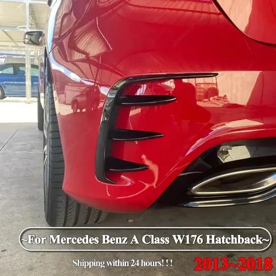 Estilo Do Carro Para Mercedes Benz W176 A200 A250 A260 A45 AMG 2013-2018 Hatchback Amortecedor Traseiro Spoiler Divisor