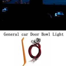 12V Luz Da Tigela Porta Do Carro Instalação Oculta Maçaneta LED Para HONDA TOYOTA NISSAN MAZDA
