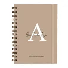 Caderno Personalizado Plus Feminino Moderna Colors Nude 14x20 Cm 100 Folhas