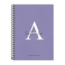 Caderno Feminino Personalizado Colegial Areia Sand Matérias