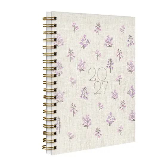 Agenda Planner Semanal Capa Dura 2027 Entrepontos Costura