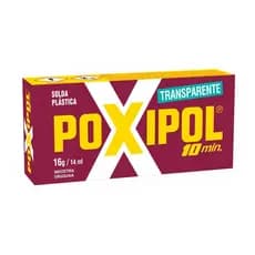 Cola Epoxi 16gr Transparente - Poxipol