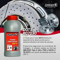 Fluído Para Freios Dot 3 (200 Ml) Radnaq