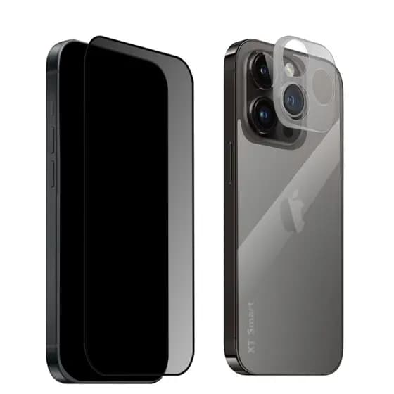 Películas Privacidade 3D Para IPhone 14 Pro | Película Traseira 9D | Película da Câmera 3D
