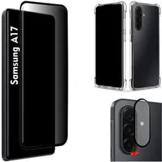 Película Privacidade Fosca Para Samsung A17 - Protetor de Câmera - Capinha Case Anti Shok