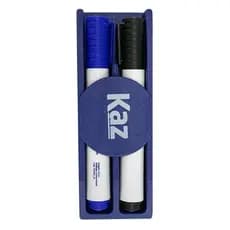 Apagador P/ Quadro Branco C/ 2 Marcadores Az / Pt - Unidade