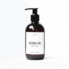 FRASCO AMBAR 250 ml ALCOOL GEL BEMHAUS