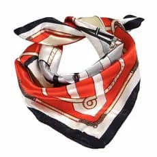 Lenço Estampado Feminino Cetim 50x50cm Acetinado para Cabelo, Bolsa e Pescoço