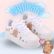 Tênis Infantil Capivara Menino e Menina Casual Bebe Super Macio Lançamento Linha Premium Solado Antiderrapante