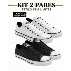 Combo 2 Pares Tênis Feminino Casual All Ligth Star Original COURINO