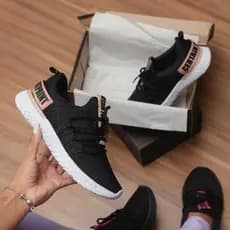 Tênis Feminino academia caminhada corrida leve e confortável para esporte e lazer promoção Fitness