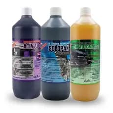 Kit Limpeza Automotiva Shampoo Com Cera + Intercap + Solopan Concentrado Limpeza Pesada 1L