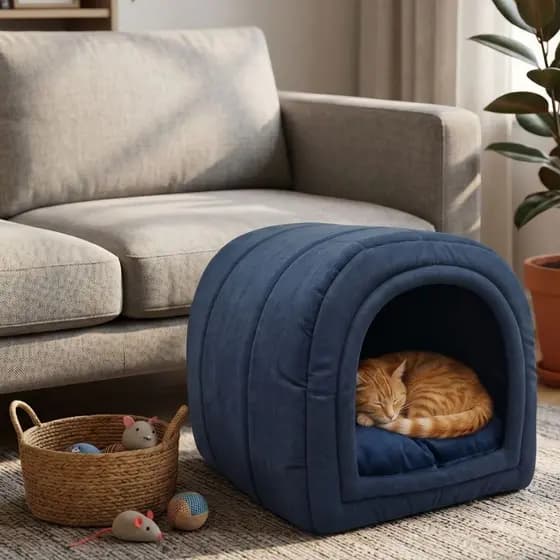 Casinha Toca Para Gato Cachorros Pequeno Porte Pet Até 10kg
