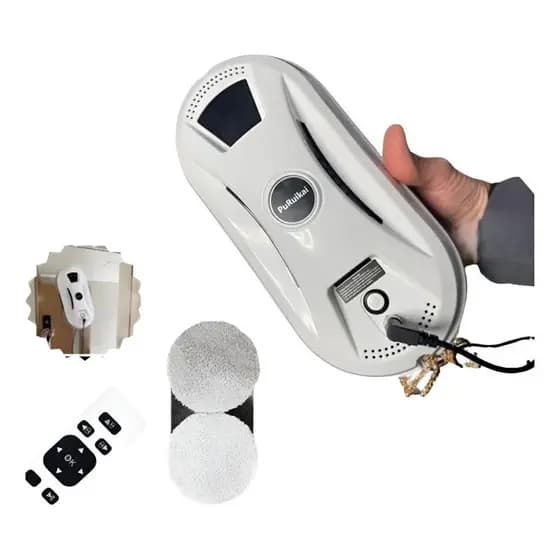 Robo Inteligente Limpa Vidro Janela Espelho Vitrine Bivolt Limpador Janela Elétrico Com Anti Queda