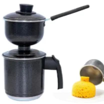 Cuscuzeiro a vapor nordestino "Peito de moça" Craqueado ou vermelho