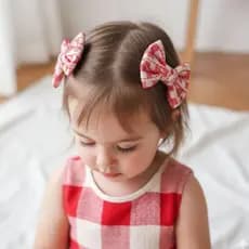LAÇO  XADREZ VERMELHO|LAÇOS BABY|ACESSÓRIOS DE CABELO