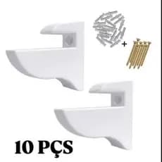 Bico de tucano 15mm 10 peças Branco
