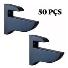 Suporte Bico tucano 15 mm 50peça PRETO