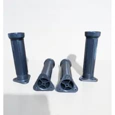 Pé Regulador Preto 10 peças 14x17cm