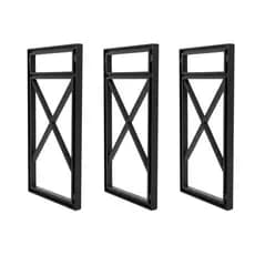 Suporte de Prateleira Estilo Industrial kit 3 peças 36x18x15