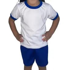CONJUNTO INFANTIL ESCOLAR 100% POLIÉSTER AZUL ROYAL