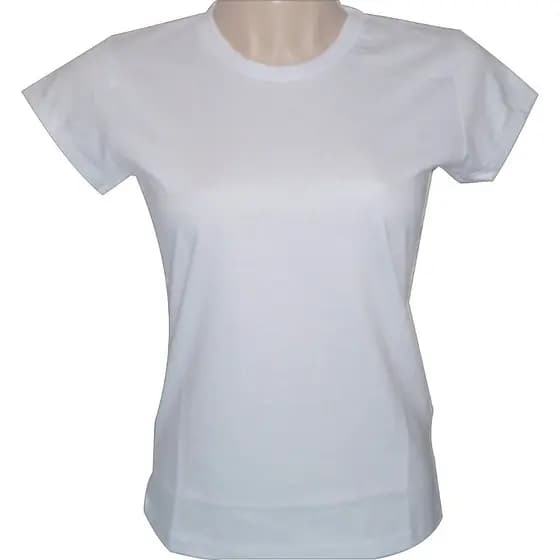 Camiseta baby look 100% poliéster anti pilling kit com 10 peças