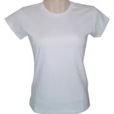 Camiseta baby look 100% poliéster anti pilling kit com 10 peças