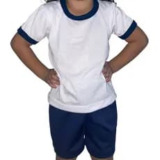 CONJUNTO INFANTIL ESCOLAR AZUL MARINHO 100% POLIÉSTER