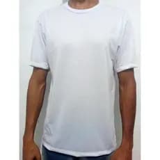 Camisa branca lisa para sublimação 100% poliéster atacado kit com 10 uniforme trabalho escola