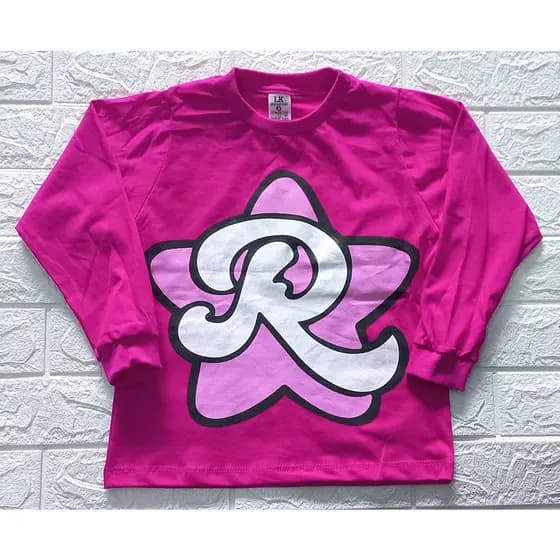 Blusa  Emily e Vick de frio manga longa para menino Escola Infantil Juvenil  Os Rosa Youtouber