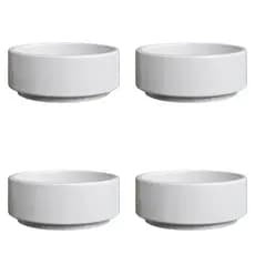 Kit Porta Patê Porcelana Branca Tigelinhas 70ml Manteigueira Restaurante Lanchonete Hotel