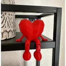 Coração articulado decoração dia dos namorados love