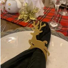 Anel porta guardanapo Natal Mesa posta