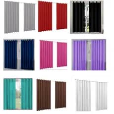 Cortina duas partes  Roma 2,00m x1,40m para Sala  Quarto  cozinha Escritório Com Ilhós # Cores lindas. Decoração