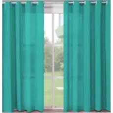 Cortina  Roma VERDE claro 2.00m x 1.40m Para Janela Sala Quarto sala cozinha Decoração duas partes