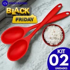 2 ou 1 Colheres de Arroz Silicone Premium Resistente ao Calor Antiaderrapante e Fácil de Limpar Não Risca Panela