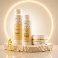 Reconstrução Capilar para Cabelo Danificado Nutrição Profunda Kit Tratamento 3 Passos Luxel