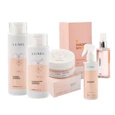 Kit 5 Passos - Nutrição+Hidratação - Love Hair Rose - LUXEL