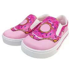 Tênis Infantil Feminino Casual Iate Donuts, Tenis Infantil Menina Magicc Kids