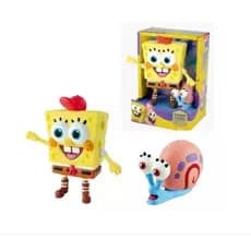 Boneco Bob Esponja E Gary - Lider