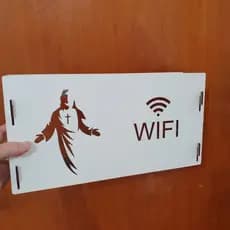 Suporte parede case roteador wifi jesus