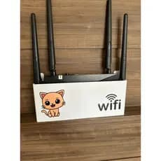 SUPORTE PARA ROTEADOR WIRELESS ORGANIZADOR WIFI 3DB GATINHO
