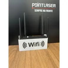 SUPORTE PARA ROTEADOR WIRELESS ORGANIZADOR WIFI 3DWIGRANDE