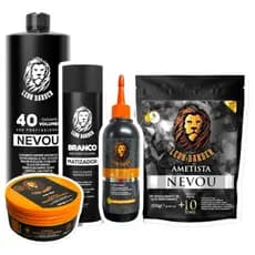 1 Pó Ametista+ 1 Matizador + 1 Agua Oxigenada 40 volumes + 1 Oleo Protetor +1 cera modeladora 160g