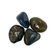 Pedra Ágata Verde 4 a 6 cm Rolada 250g Natural