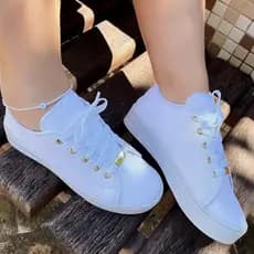 Tênis Casual Feminino Leve Confortável Sapatênis Feminino Calce Fácil Envio Imediato