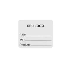 Etiqueta adesiva com data, validade e produto com 1000 Unidades (Leia a descrição)