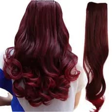 Aplique Extensão de Cabelo  100% Organico  tic-tac - Ondulado