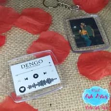 Chaveiro Personalizado Acrilico 3x4 com foto - par