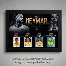 Quadro Decorativo Craques do Futebol – Neymar, Messi e Cristiano Ronaldo | Estilo Premium para Seu Espaço ⚽🏆